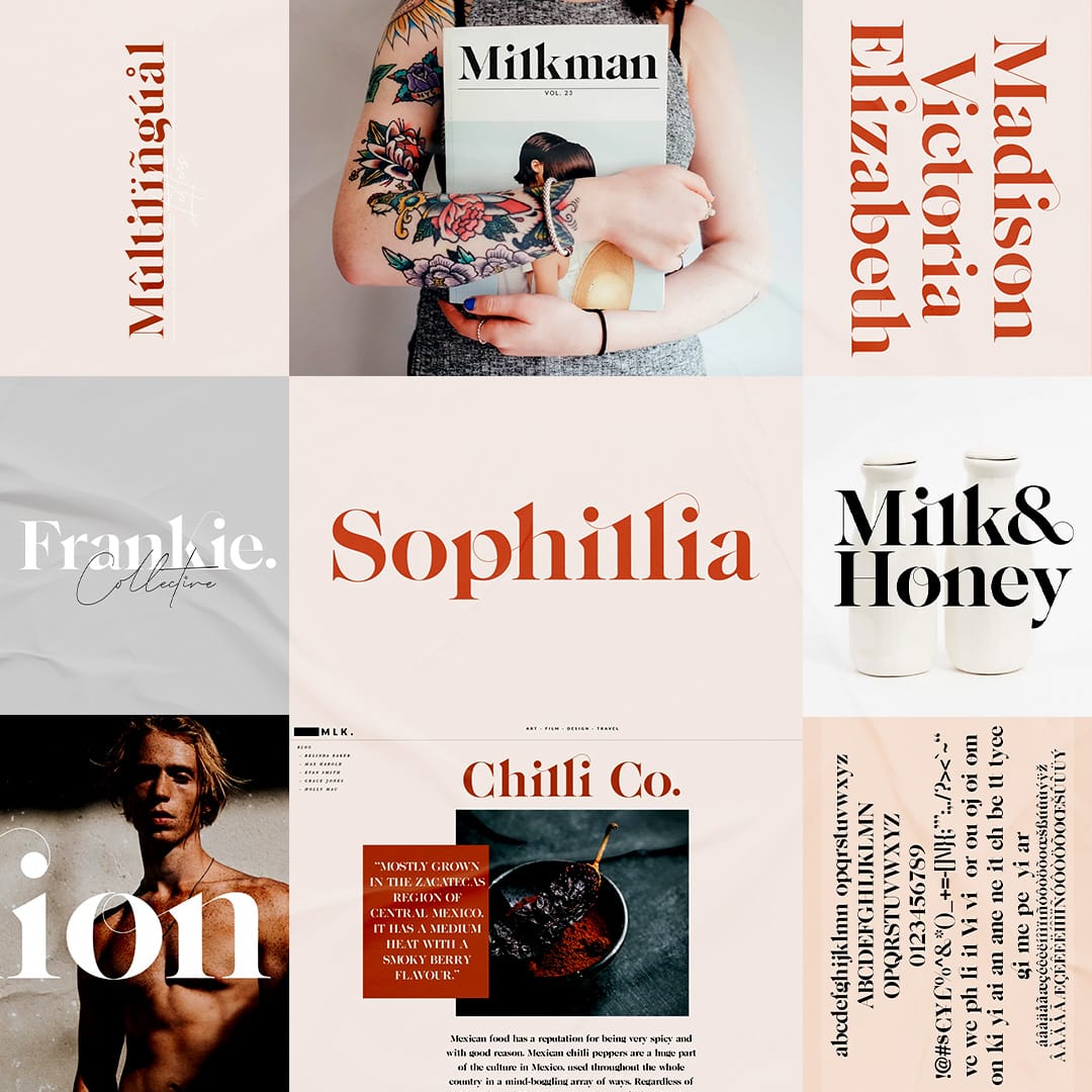 Sophillia web font