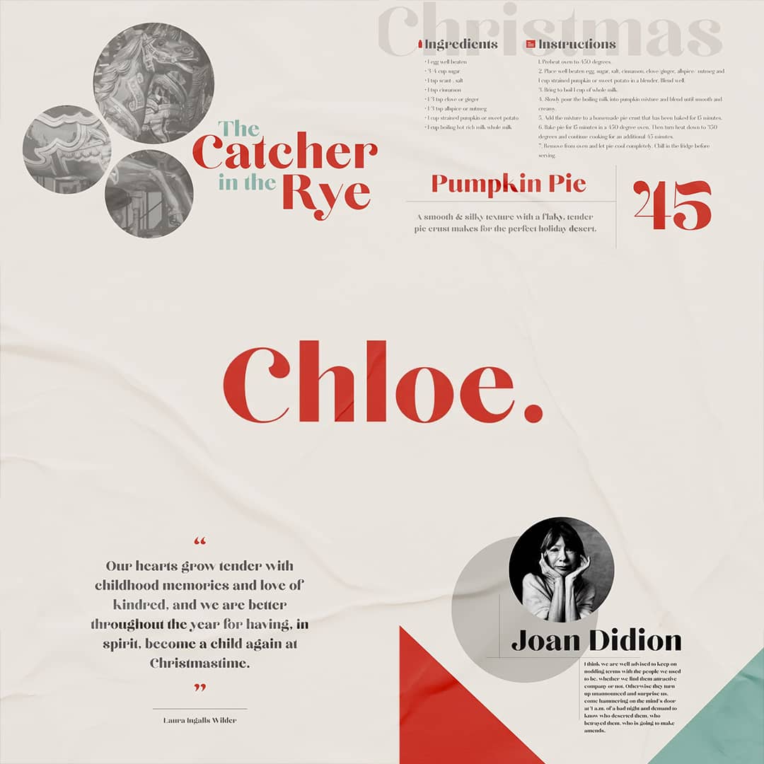 Chloe Font Examples
