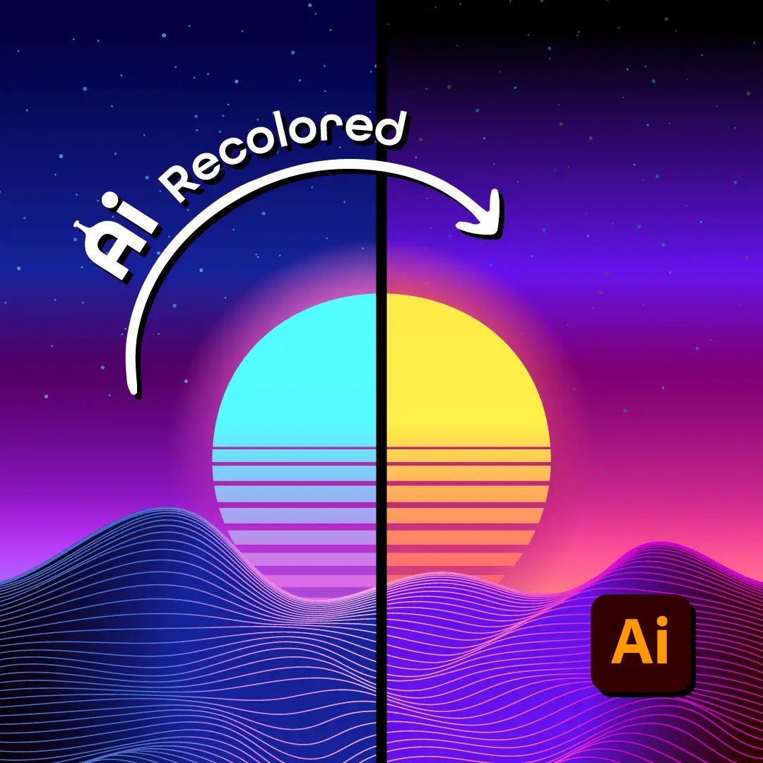 How to Recolor Your Artwork with AI in Illustrator