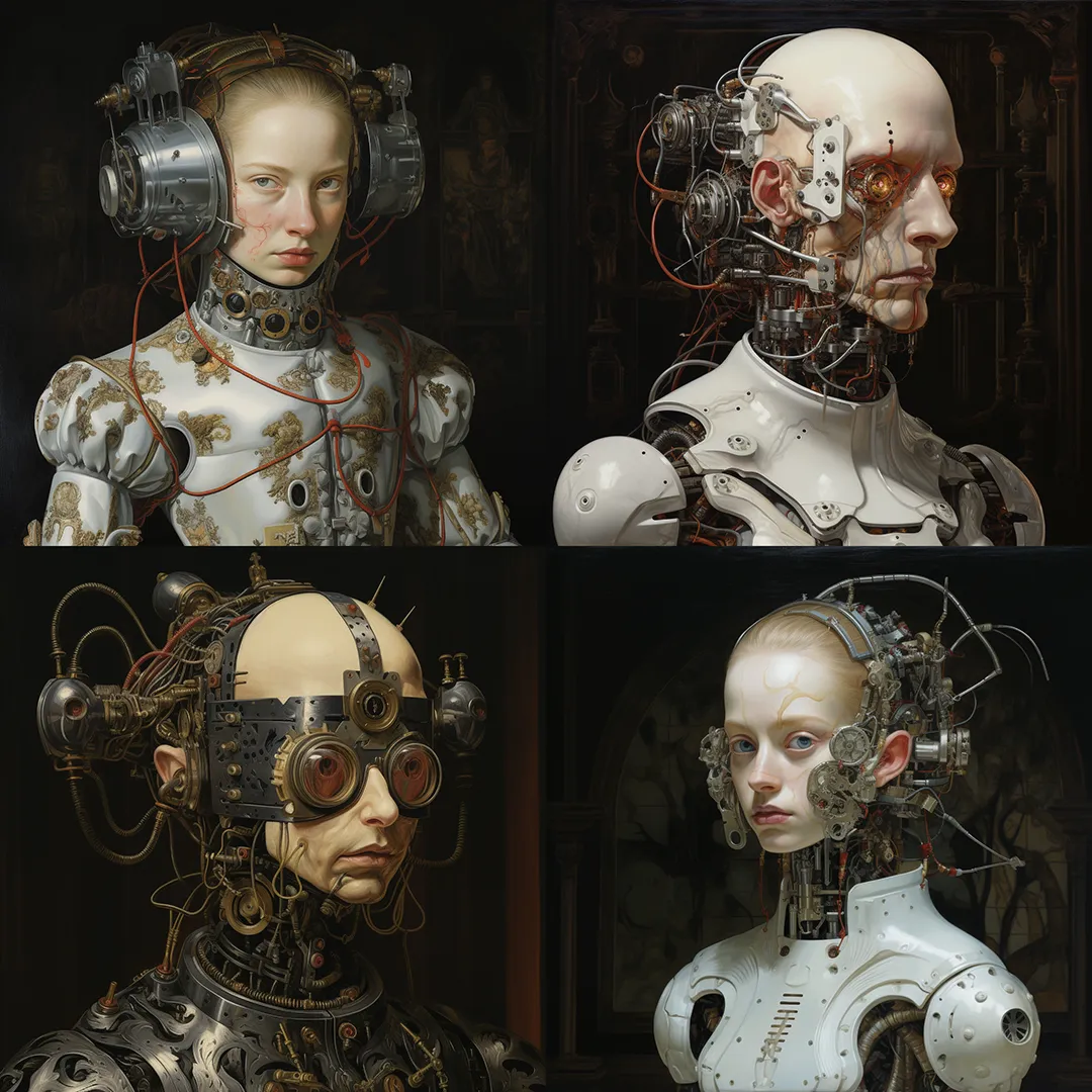 Midjourney generated cyborgs - 1600s
