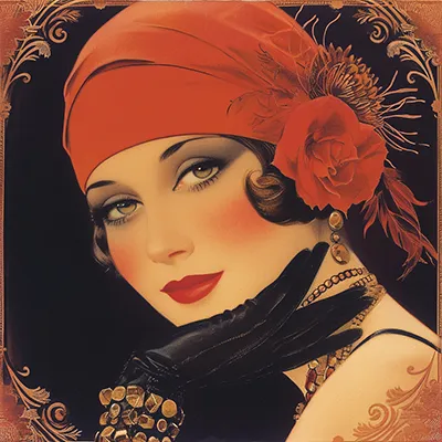 art-deco--accessories--tbarbs._an_art_deco_fashion_illustration_of_a_fashionable_woman_c66262dc-f345-4d3d-b8f8-341140b907b1 copy fashion illustration of a woman wearing accessories generated in Midjourney