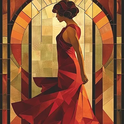 art-deco--dress--tbarbs._an_art_deco_fashion_illustration_of_a_woman_in_a_dress_07761bc6-3400-488a-be11-c66146c56116 copy fashion illustrations of a woman wearing a dress generated in Midjourney