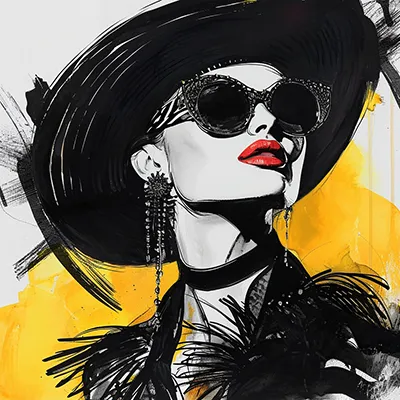 couture--accessories--tbarbs._a_fashion_illustration_of_a_fashionable_woman_with_acce_b6ec50c5-0d9f-4f0e-a99a-6cb271f6f77e copy fashion illustration of a woman wearing accessories generated in Midjourney