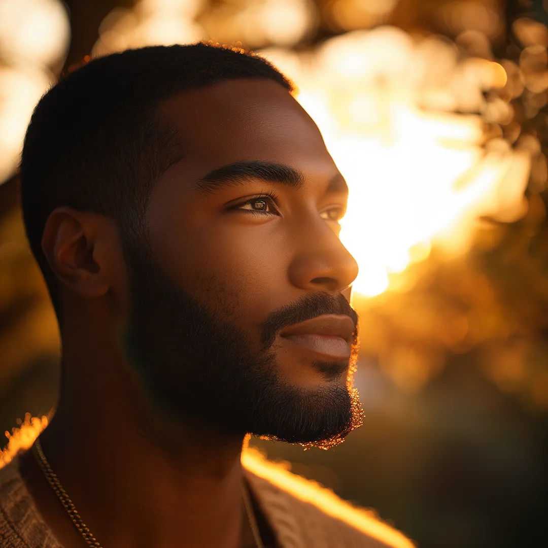 golden-hour-man--tbarbs._a_portrait_of_a_handsome_and_diverse_man_taken_at_golde_9446d83b-b7e9-45ad-bfe8-0ce9774161d3 copy portrait of a man taken at golden hour, generated in midjourney