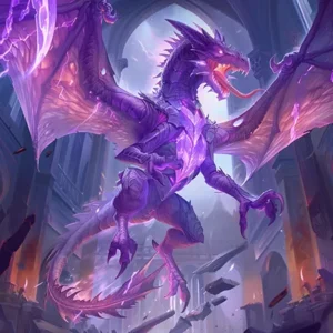 dragon in a video game, generated by Midjourney
