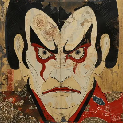 none-kabuki--tbarbs._a_kabuki_actor_in_the_style_ukiyo-e_76a18cee-833d-4aa9-85f2-4416c6d2bea9 ukiyo-e kabuki actor