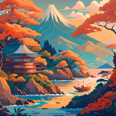 Ukiyo-e AI Art Inspiration: Prompt Examples