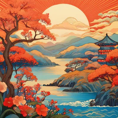 Ukiyo-e AI Art Inspiration: Prompt Examples