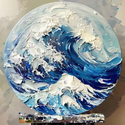 circular-wave--tbarbs._A_pallet_knife_painting_of_frothy_sea_waves_with_circul_cf21d28c-459c-46e9-8519-911dd7fd2a64 Pallet knife painting of a crashing wave
