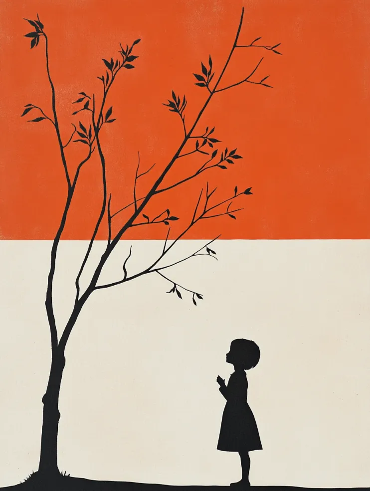 constructivism-tree--tbarbs._A_minimalistic_and_constructivism_artwork_of_a_little_g_309d0847-7fae-4bb1-947a-036c4e709a06 a minimalistic artwork of little girl and a tree generated in Midjourney