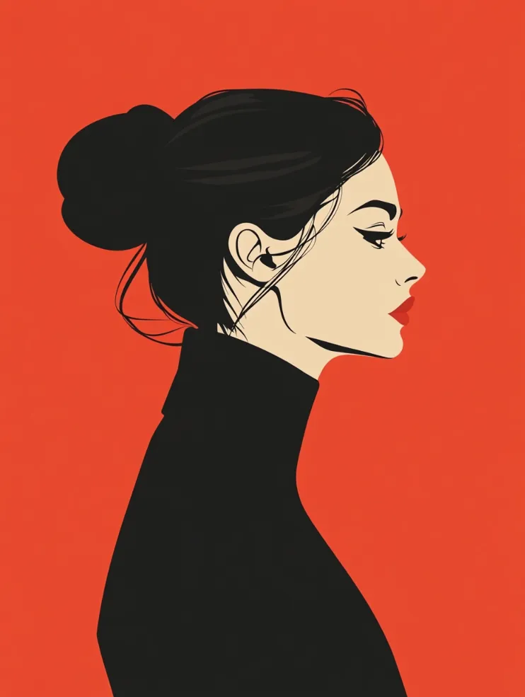 vector-woman--tbarbs._a_minimalistic_vector_artwork_of_a_woman_0a92f931-7bea-49f0-9fcb-06eda2487415 a minimalistic artwork of a woman generated in Midjourney