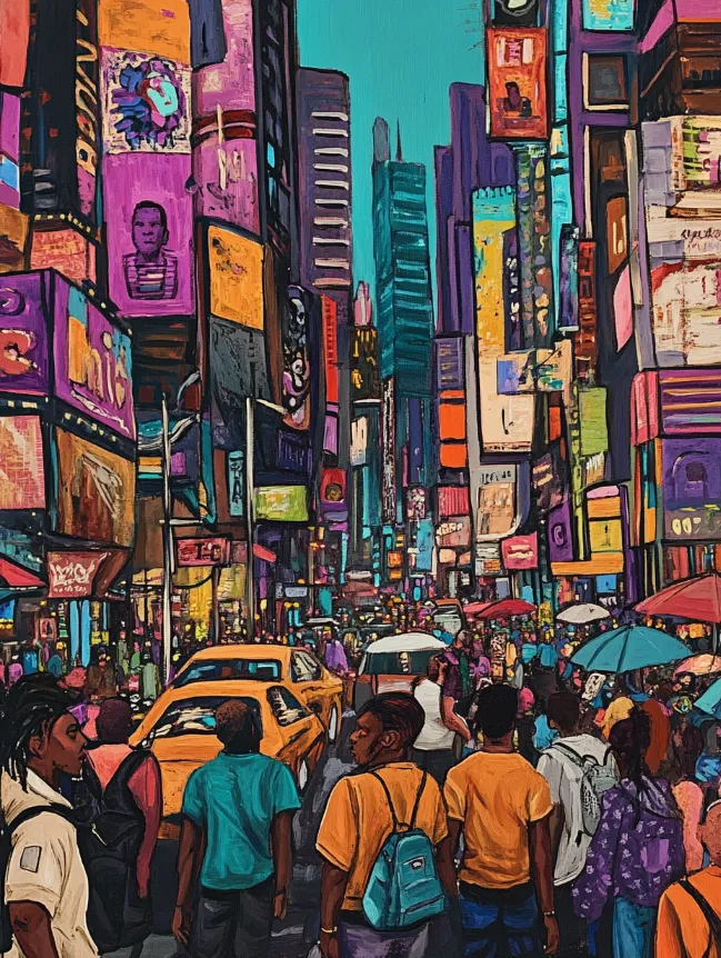afrofuturism-street--tbarbs._an_artwork_of_a_busy_Cyberpunk_city_street_in_the_style_a7c78957-f875-4ec2-a791-895d7a0cf6ed A busy cyberpunk city street generated in Midjourney