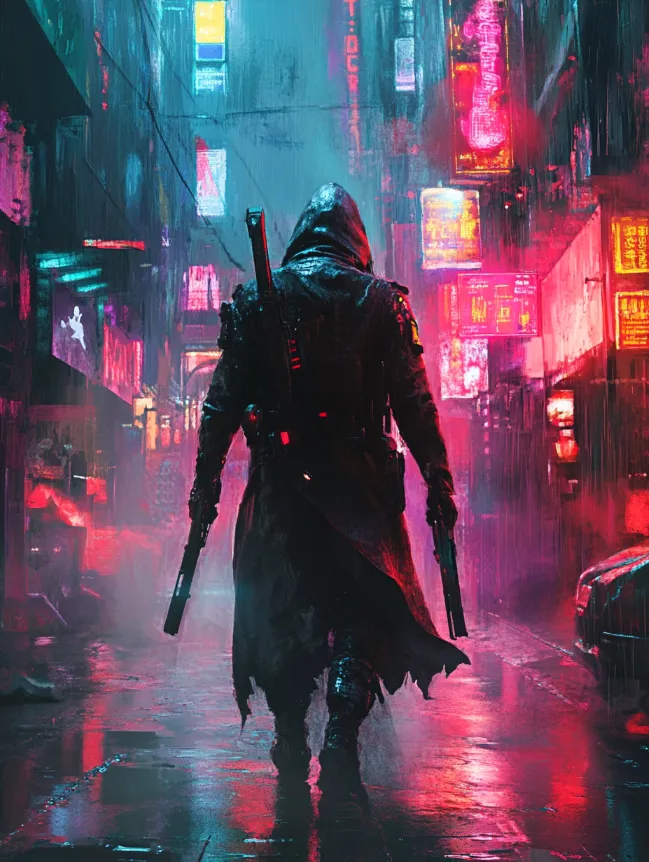 vaporware-warrior--tbarbs._An_artwork_of_Cyberpunk_warrior_in_the_style_of_vaporwa_b69f78e0-c109-4106-a584-d14913d5dfc3 An artwork of a cyberpunk warrior generated in Midjourney